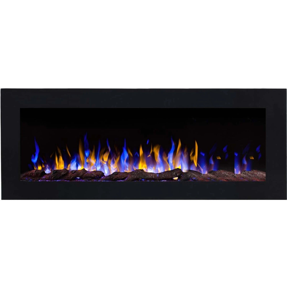 Pride 140 cm Electric Wall Fireplace - Black