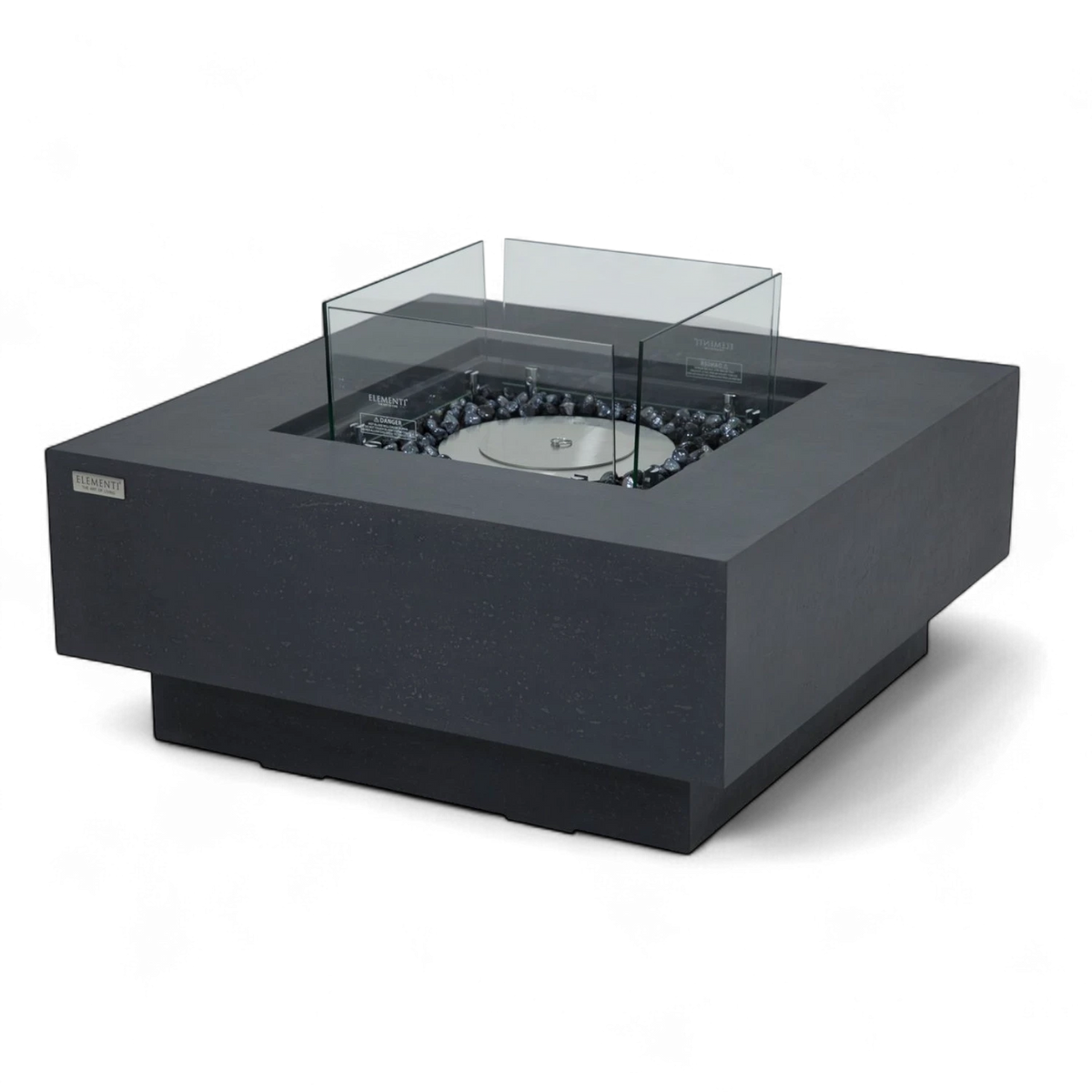 MANHATTAN Bioethanol Fire Table – Slate Black