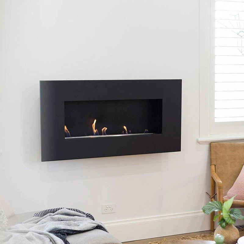Icon Fires Nero 1150 Wall Fire - Black