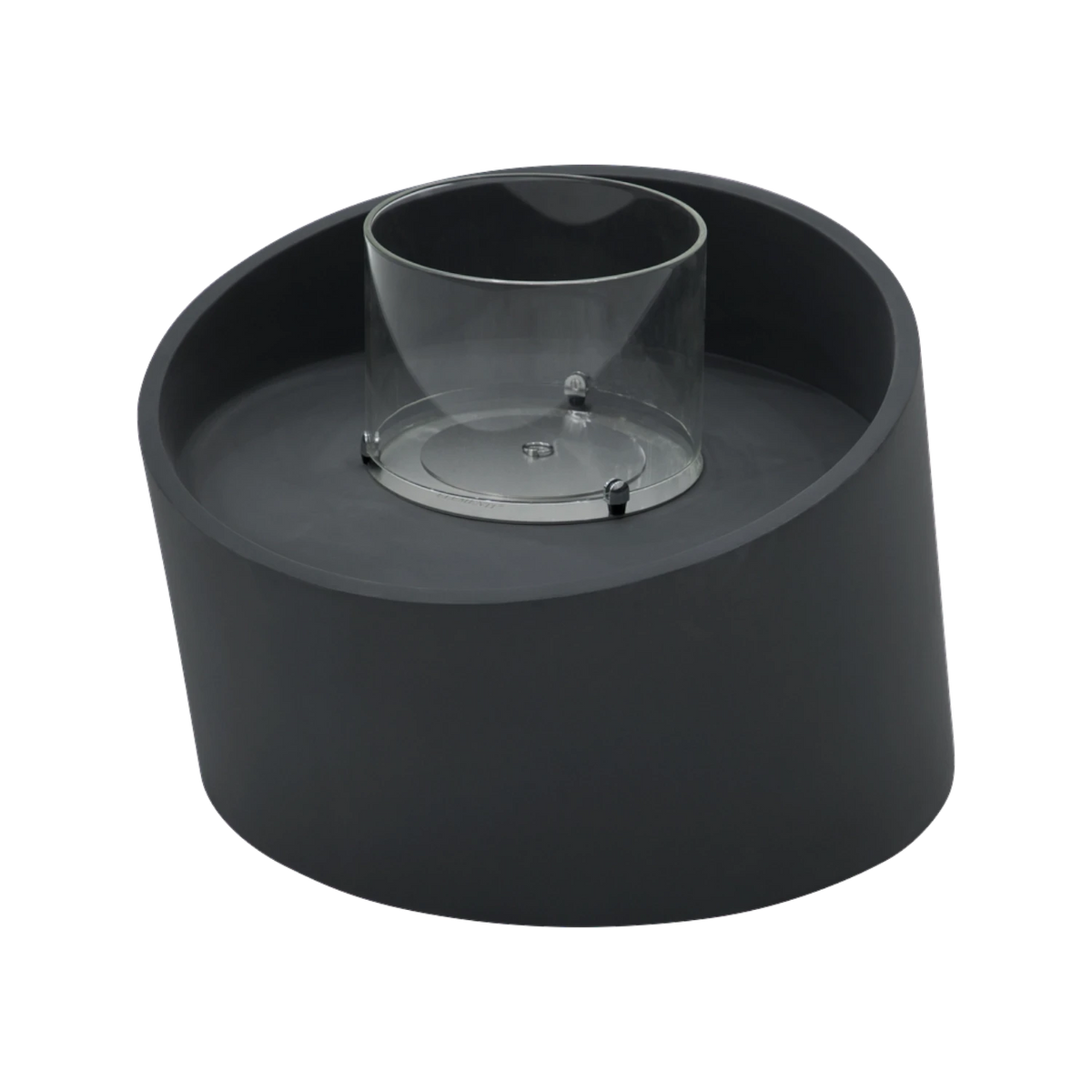 TORRE Bioethanol Fire Column – Slate Black