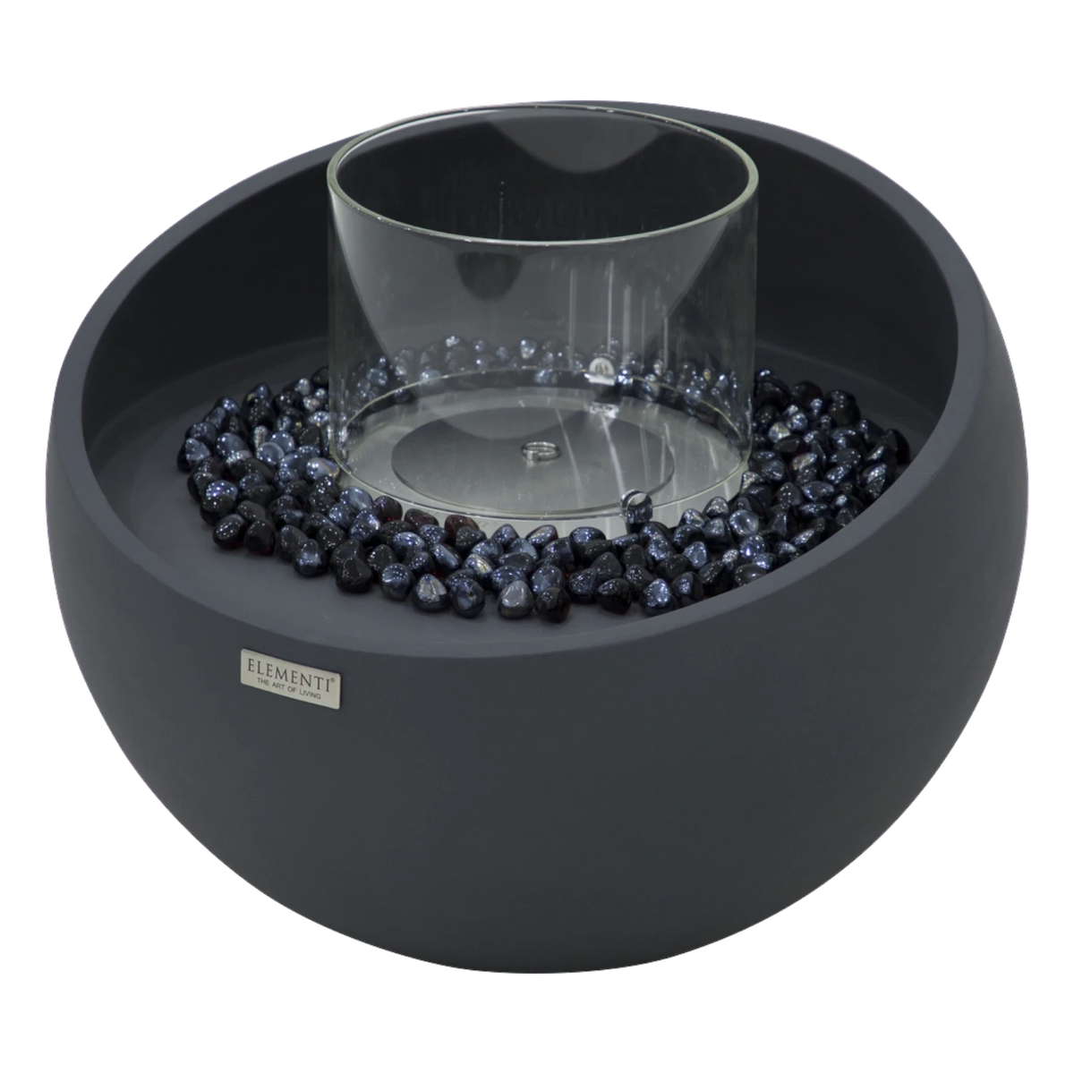 FIRENZE Bioethanol Fire Bowl – Slate Black