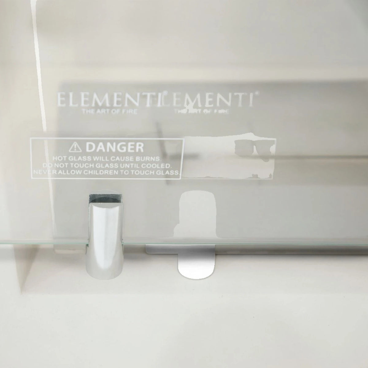 MILANO bioethanol fireplace in Cream White – freestanding with glass