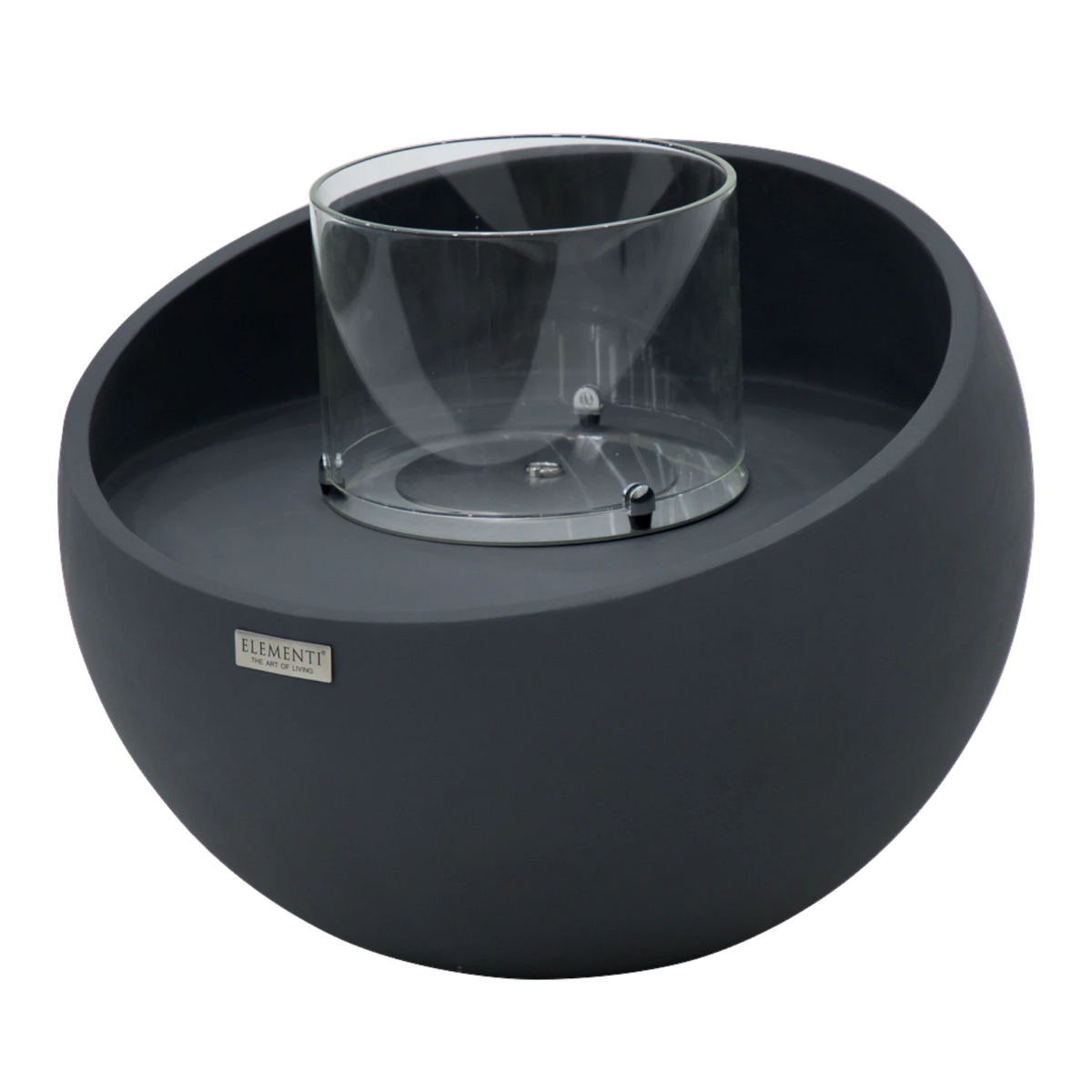 FIRENZE Bioethanol Fire Bowl – Slate Black